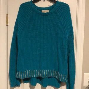 Michael Kors gold beaded detail sweater